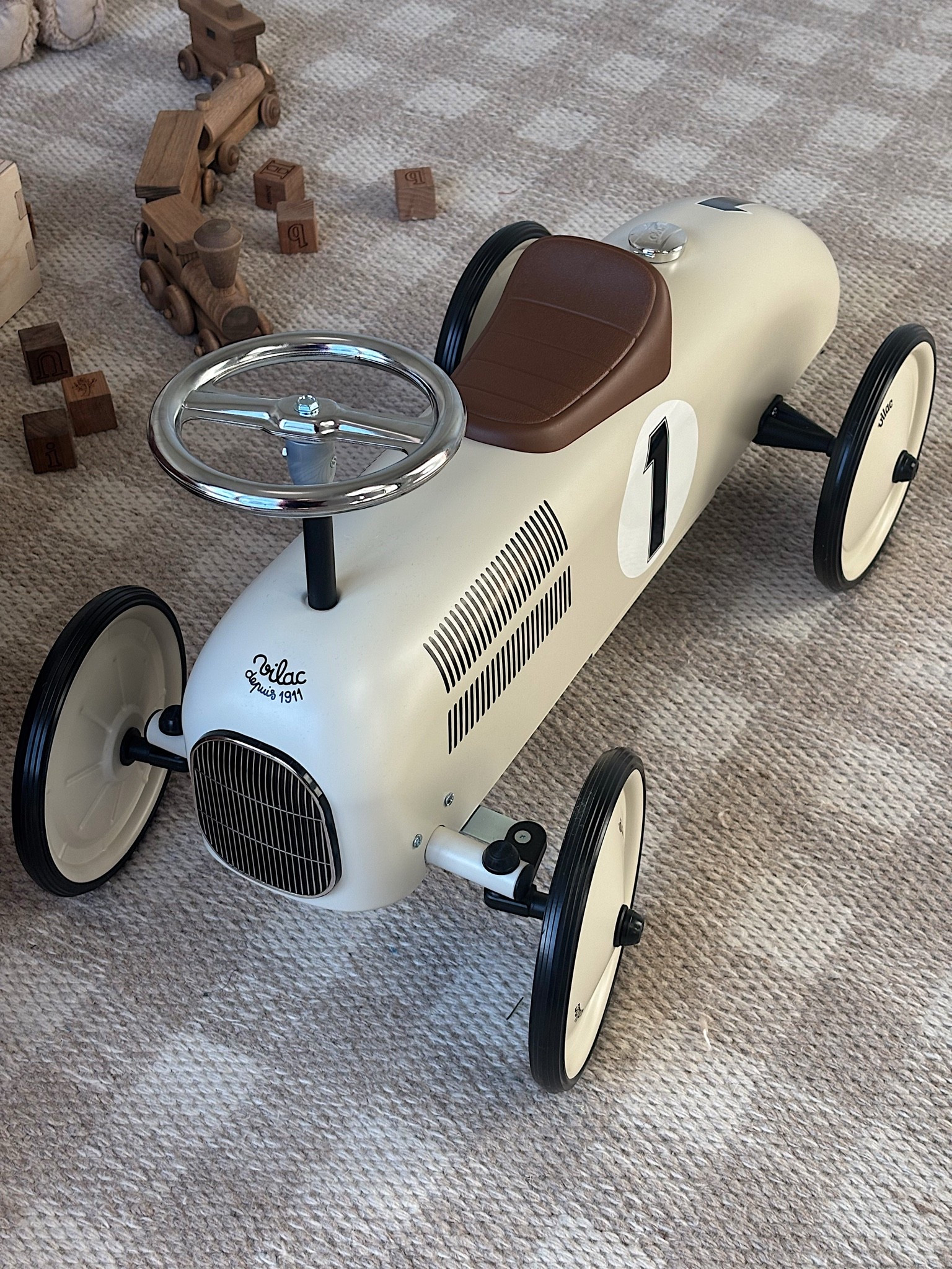 Vintage-inspired ride-on car 🤎
A timeless toy that brings classic charm to playtime. Perfect for imaginative adventures, developing coordination, and adding a beautiful heirloom-inspired touch to any playroom or nursery.

vintage ride on car, vintage inspired toy car, ride on toy, toddler ride on car, classic kids toys, heirloom toys, timeless toddler toys, neutral kids toys, playroom favorites, nursery decor, Montessori inspired toys, toddler gift ideas

#LTKKids #LTKBump #LTKBaby