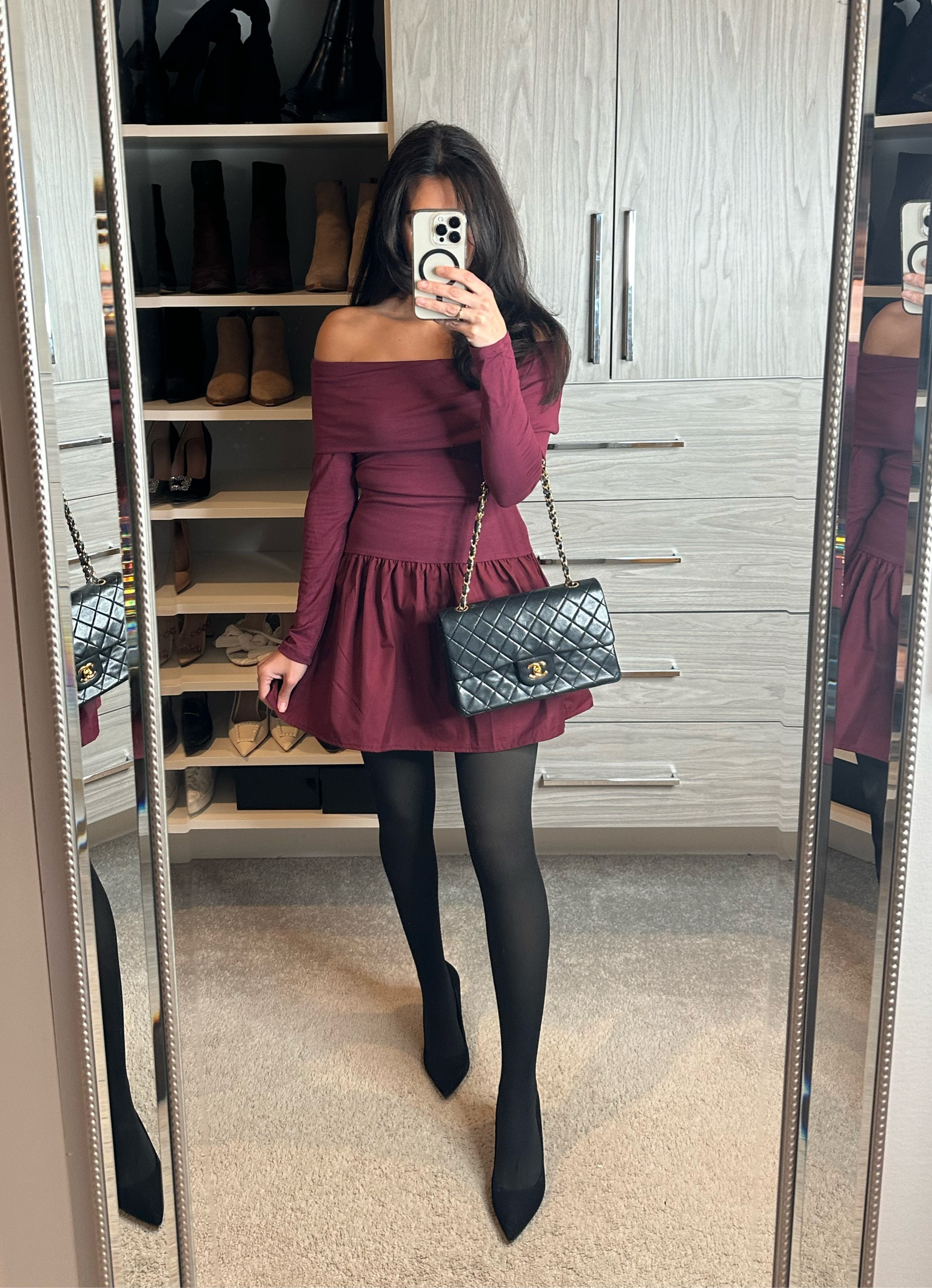 Valentine’s day date night dress 

Paired with amazon fleece lined tights 

Wearing size small 

everything is true to size 

#LTKPetite #LTKFindsUnder100 #LTKFindsUnder50