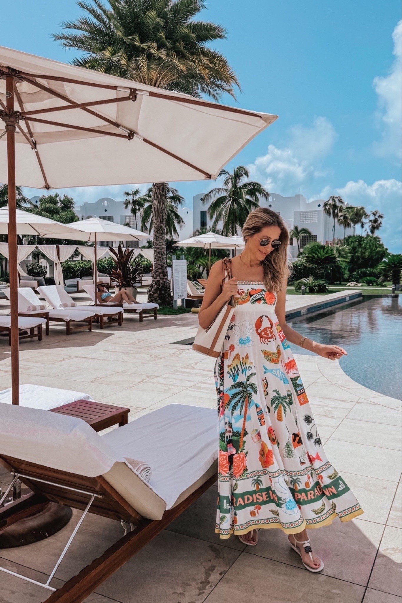 I am loving this dress, it’s gorgeous and flattering. Perfect vacation outfit! Fits true to size and I am wearing a size small. 
Spring outfits 
Spring dresses 
Spring break outfits
Vacation outfits beach 
Resort wear 

#LTKootd #LTKU #LTKTravel