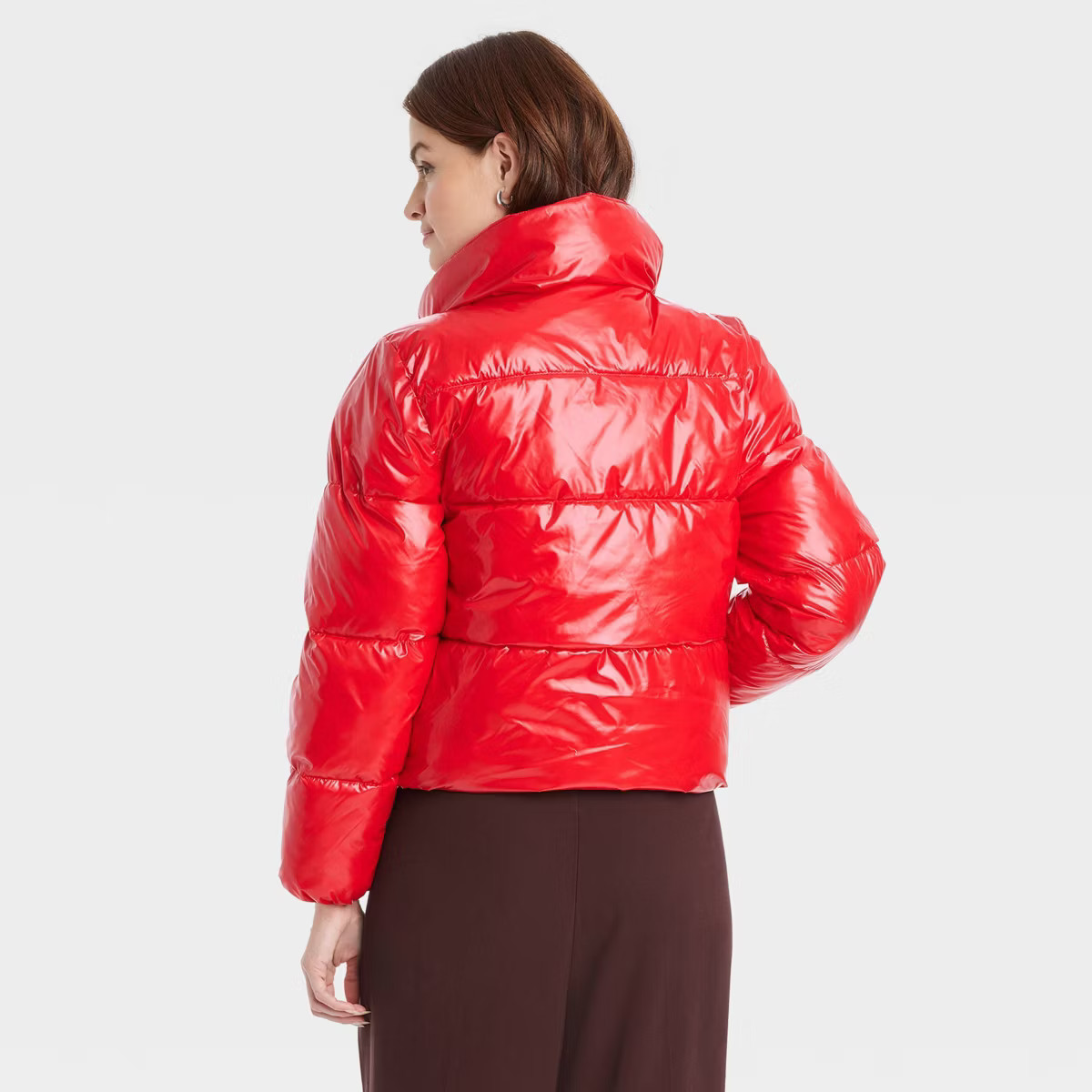 Women's Short Relaxed Puffer Jacket - A New Day™ | Target