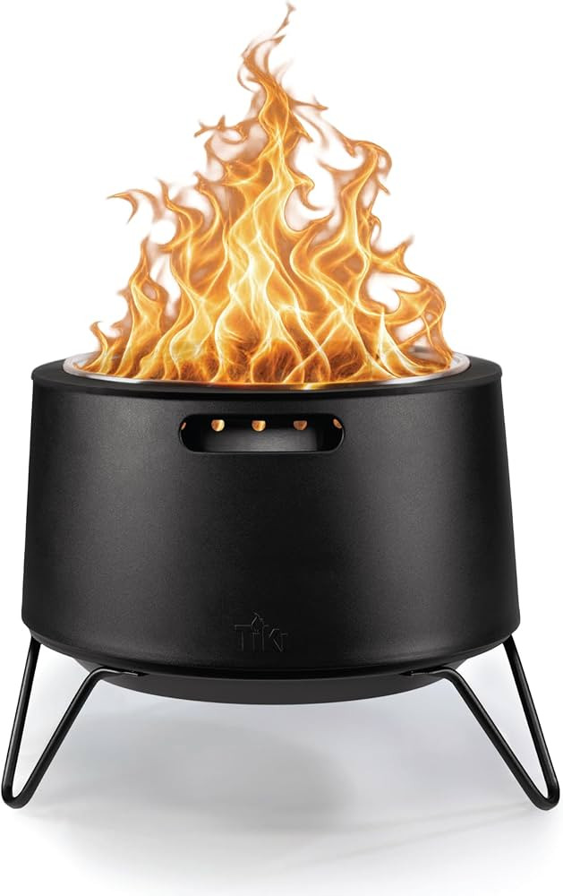 TIKI Social 20-Inch Portable Smokeless Outdoor Wood Burning Fire Pit | Amazon (US)