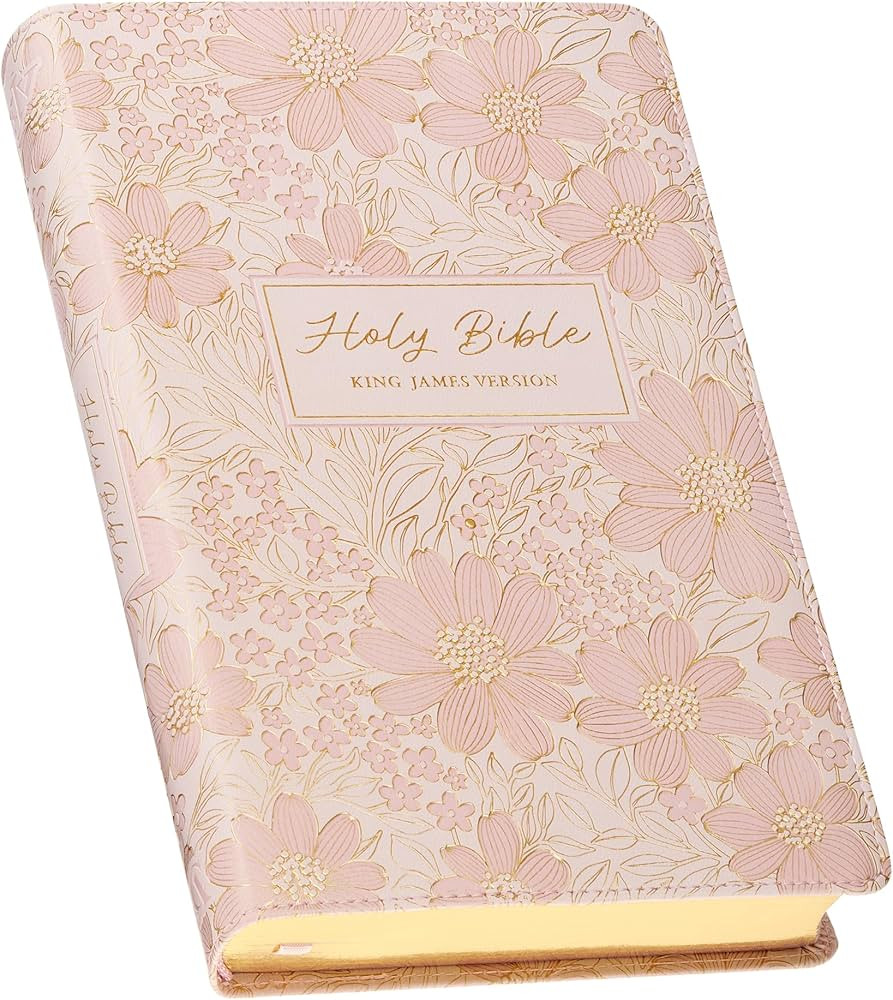 KJV Holy Bible, Deluxe Gift Bible with Thumb Tabs, Ribbon Marker, King James Version, Faux Leathe... | Amazon (US)