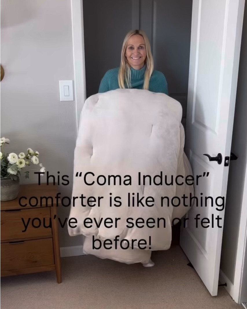 This coma inducer comforter has gone viral and for good reason. It is so soft and plush. It feels like you are sleeping on a cloud. It has great reviews and is perfect for these colder nights!

#LTKHome #LTKSeasonal