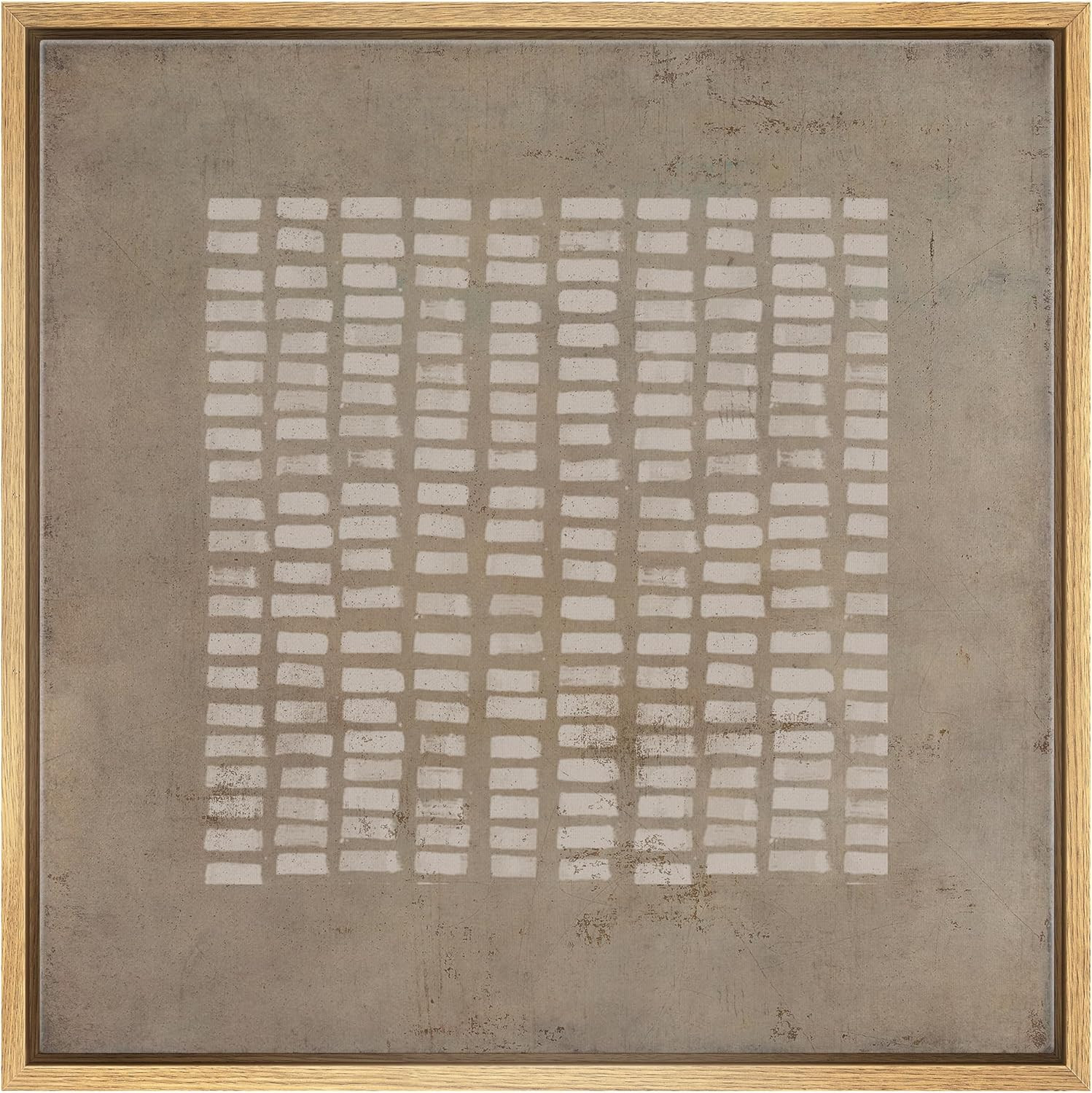 SIGNWIN Framed Canvas Print Wall Art Mid-Century Geometric Line Pattern Abstract Shapes Illustrat... | Amazon (US)