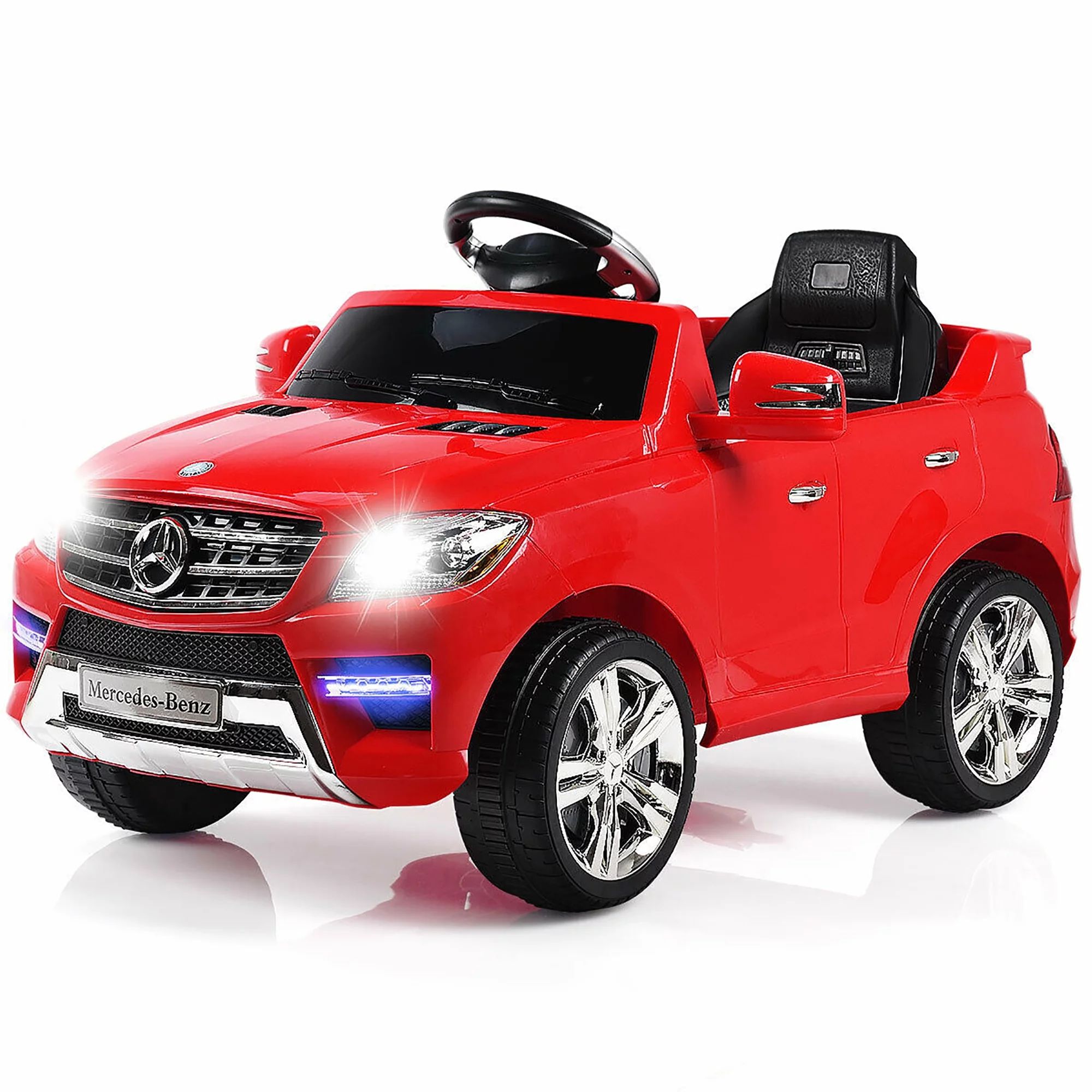 Costway Mercedes Benz ML350 6V Electric Kids Ride On Car Licensed MP3 RC Remote Control | Walmart (US)