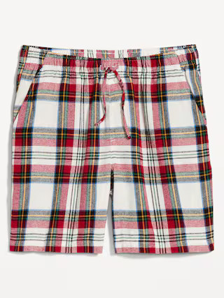 Flannel Pajama Shorts for Men | Old Navy (US)