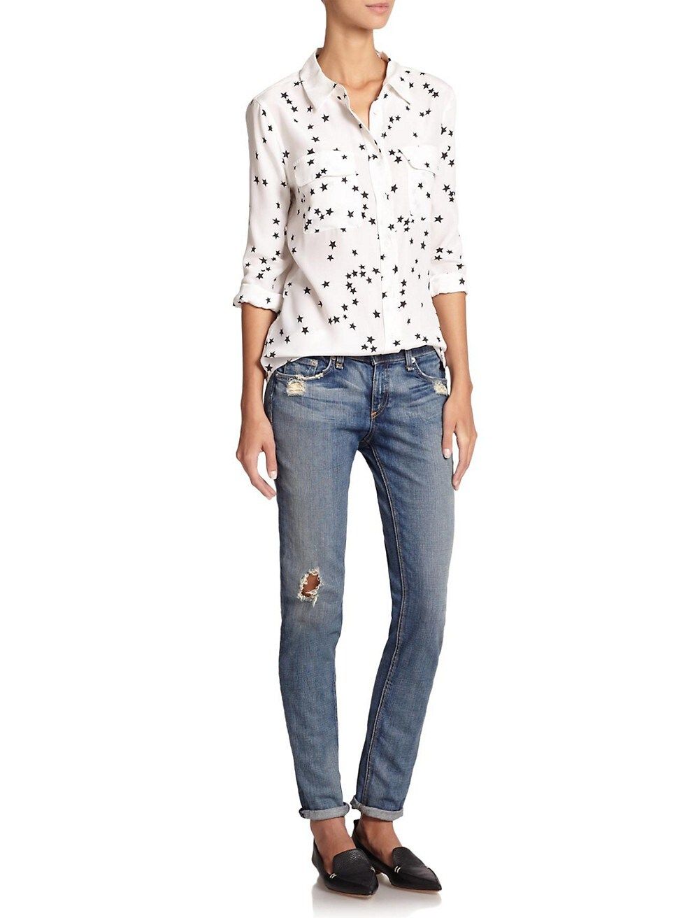 Starry Night Slim Signature Shirt | Saks Fifth Avenue