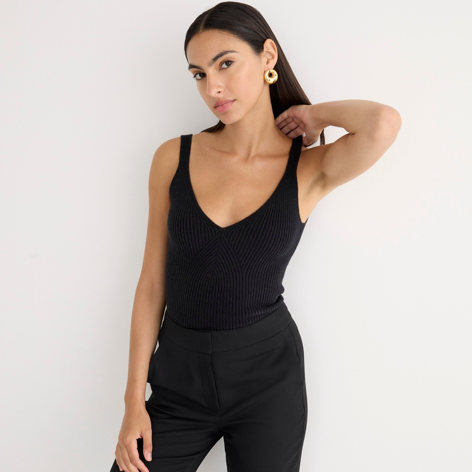 Cashmere sweater-tank | J. Crew US