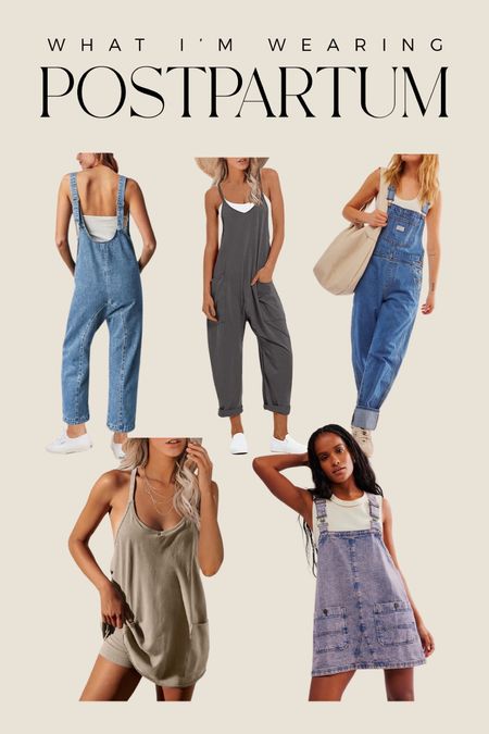 Postpartum style: loose fitting overalls

#LTKbaby #LTKbump #LTKfindsunder50