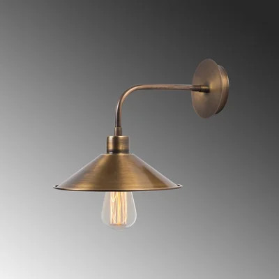 Croyd 1-Light Dimmable Brass Armed Sconce | Wayfair North America