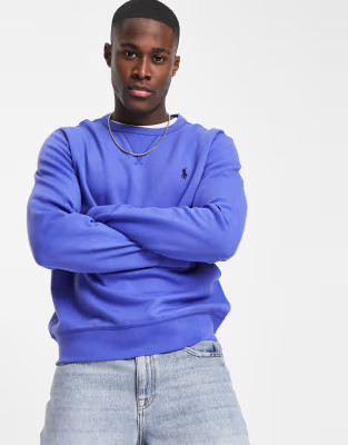 Polo Ralph Lauren icon logo sweatshirt in blue | ASOS (Global)
