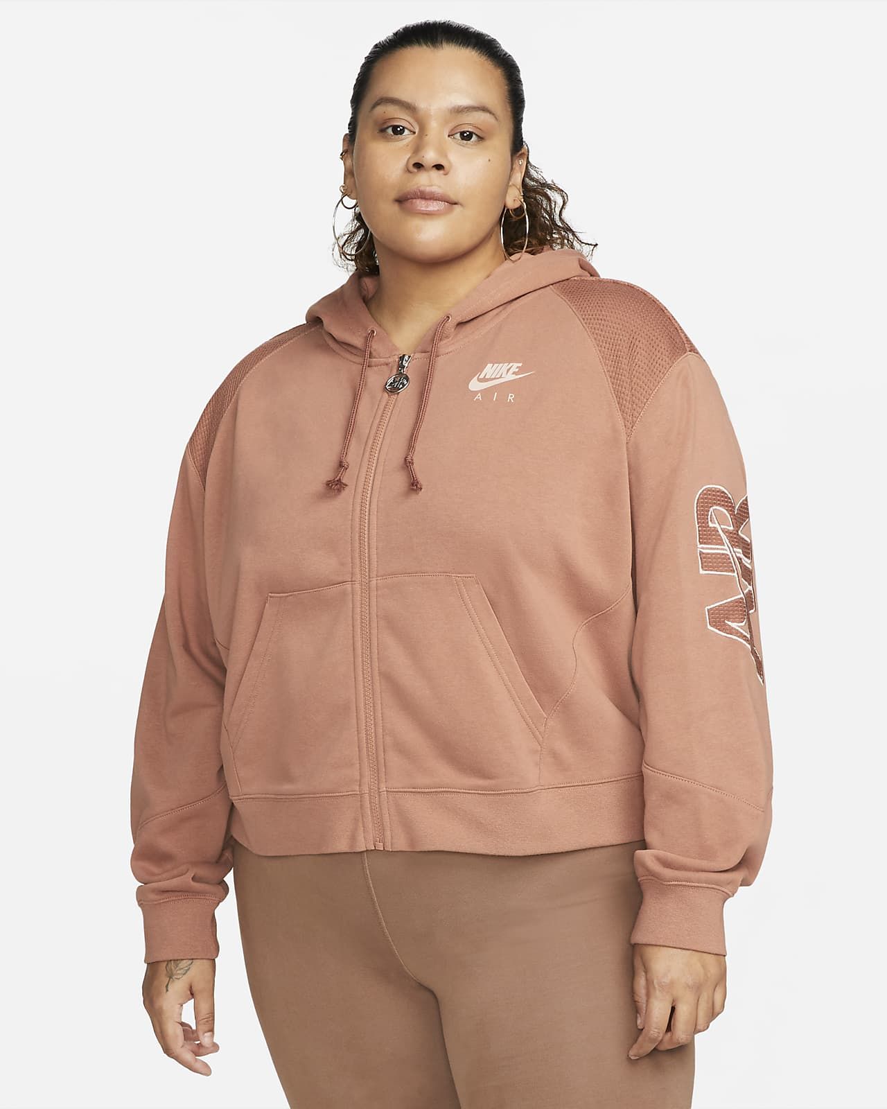 Women's Full-Zip Fleece Hoodie (Plus Size) | Nike (US)