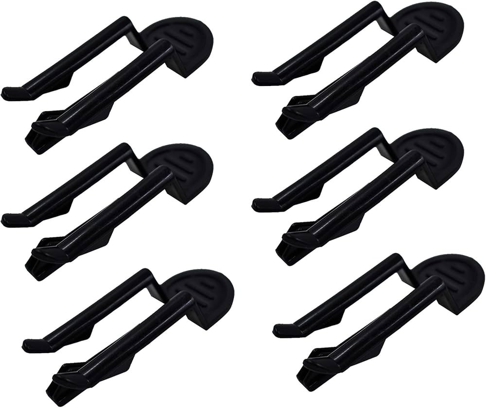 6 Pack Garbage Bin Clip,Home and Kitchen Garbage Rubbish Bag Clip,Plastic Anti-Slip Fixation Clip... | Amazon (US)