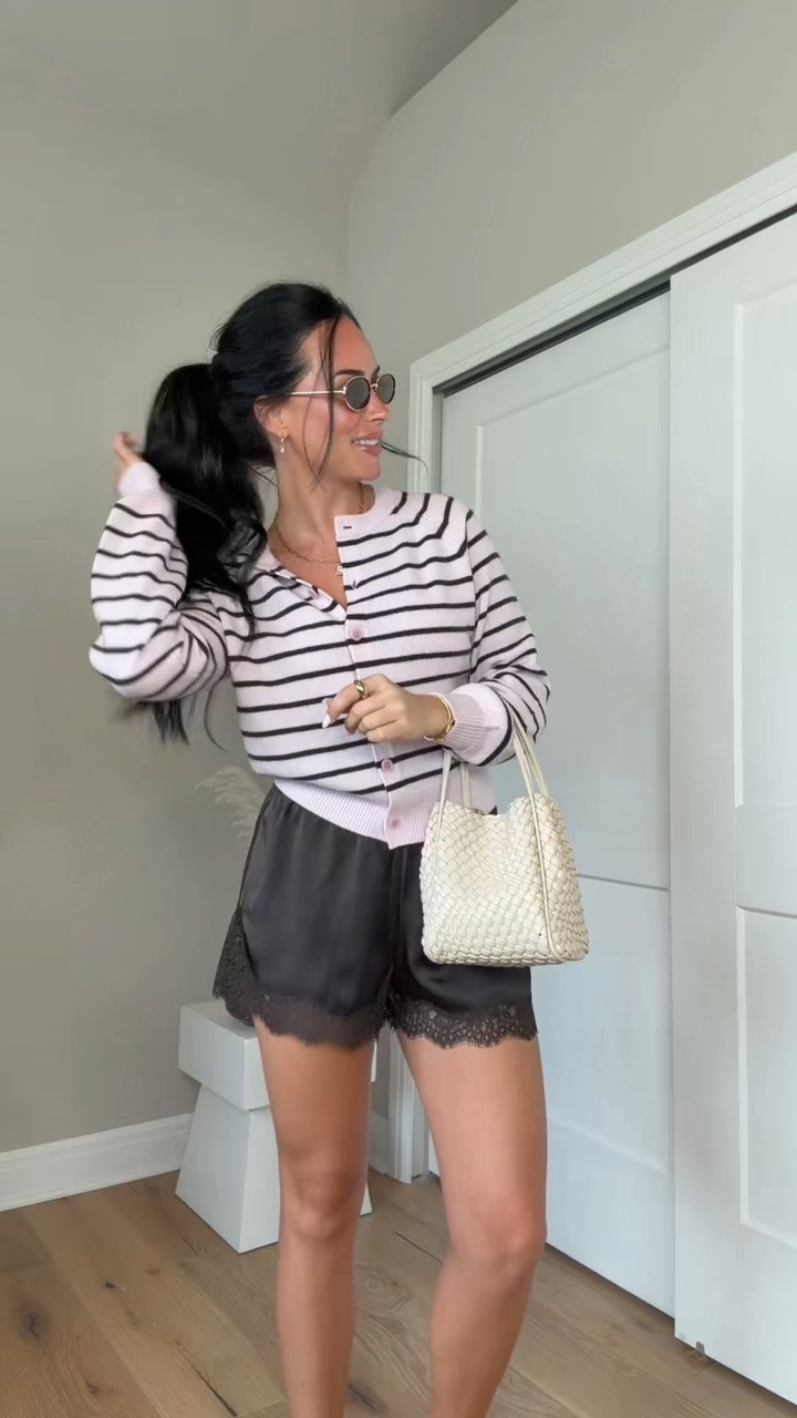 A cute way to style lace shorts for fall 🤎🎀I love pairing them with a cozy sweater for the cutest chic + feminine fall look! I’ll have my full outfit linked on my LTK 

My sizing: 5’7”, 145 lbs, 32DD
I’m wearing a size small sweater + size medium shorts.





@Aritzia  #AritziaOutfit #FallOutfitInspo #ChicFallOutfit #LaceShorts #Aritziafallcollection lace shorts outfit, lace shorts fall outfit, Aritzia fall outfit, Aritzia sweater, feminine fall outfit, chic fall outfit, autumn outfit inspo, fall fashion 2026, cozy chic outfit, sweater and shorts outfit, transitional fall outfit, neutral fall outfit, brown fall outfit, cute fall outfit, elevated fall style, fall date night outfit, trendy fall outfit, autumn fashion inspo