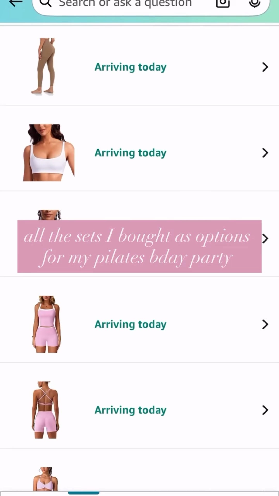 These are all the workout sets, sports bras, and leggings I ordered to try for my birthday Pilates event! Which ones do you guys want to see the most? I’m 5’3, so I have never gone for the biker shorts look before as usually it’s too long on me but I’m giving it a try with these Amazon workout short sets! 

Stay tuned for a try-on 💘


•••




Pink workout sets pink athleisure pink athletic set pink workout top pink Amazon top pink Amazon workout set white sports bra pink sports bra yellow sports bra yellow workout set white workout set yellow athleisure white athleisure Amazon athleisure Amazon finds pink biker shorts yellow biker shorts biker short sets workout shorts pink workout shorts crz yoga Amazon yoga outfit Amazon Pilates outfit pink Pilates outfit yellow pilates outfit girly Pilates outfit fun Pilates set girly Pilates set Pilates look Amazon Pilates Pilates gifts 

#LTKActive #LTKPetite #LTKFindsUnder50