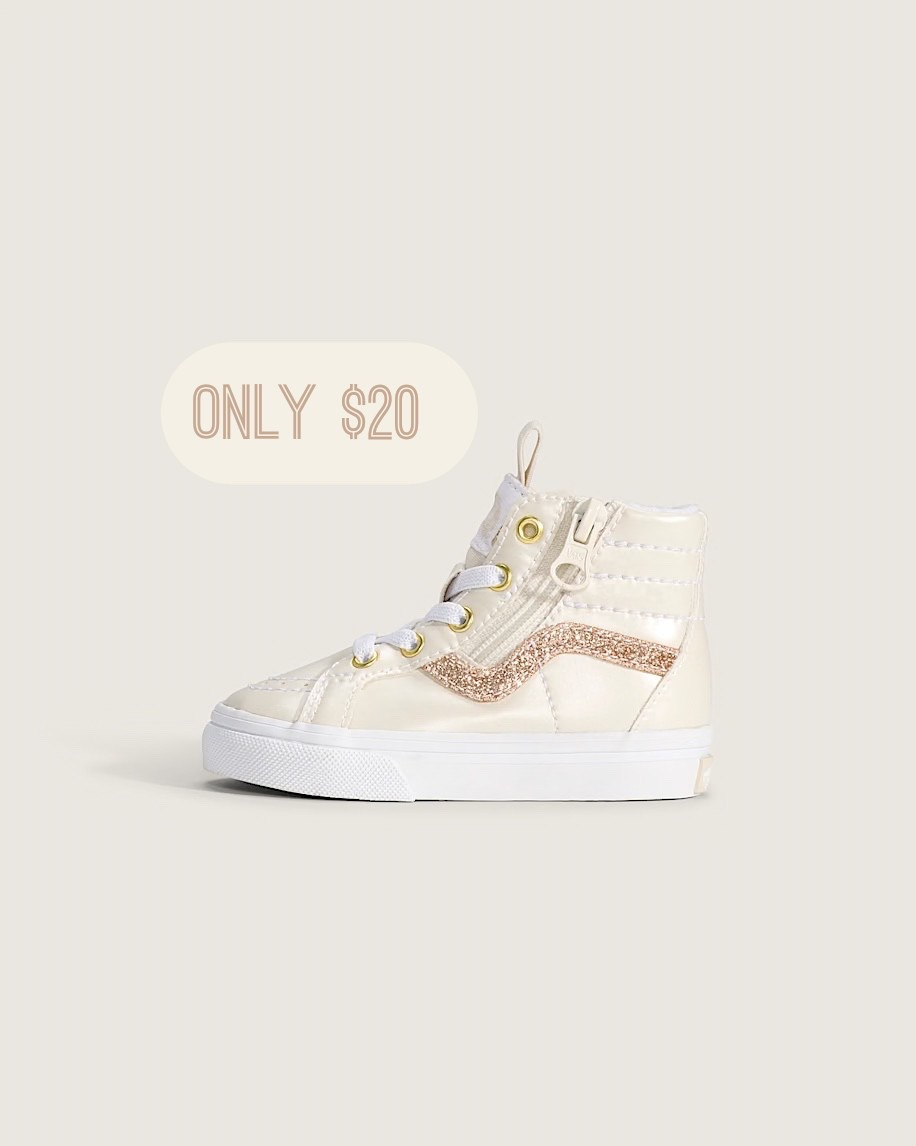 Only $20 each, free shipping for Vans Family AND I had a $5 rewards credit ✨ What a STEAL! So excited to see these neutral, side-zip high tops on my twinnies 🤩

#LTKSaleAlert #LTKKids #LTKmomlife