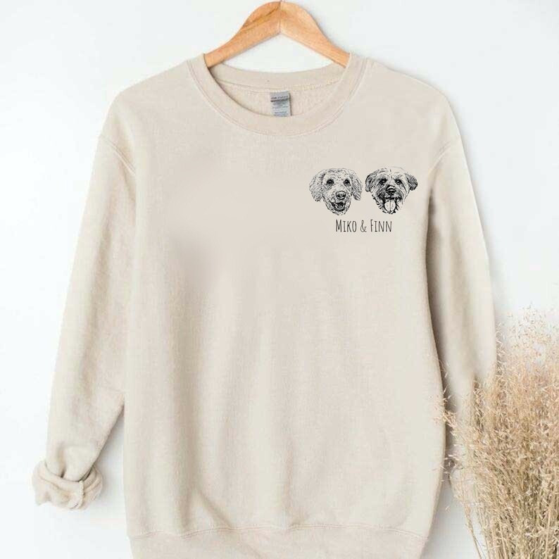 Personalized Pet Sweatshirt Pet Gifts Gift for Dog Mom | Etsy | Etsy (US)