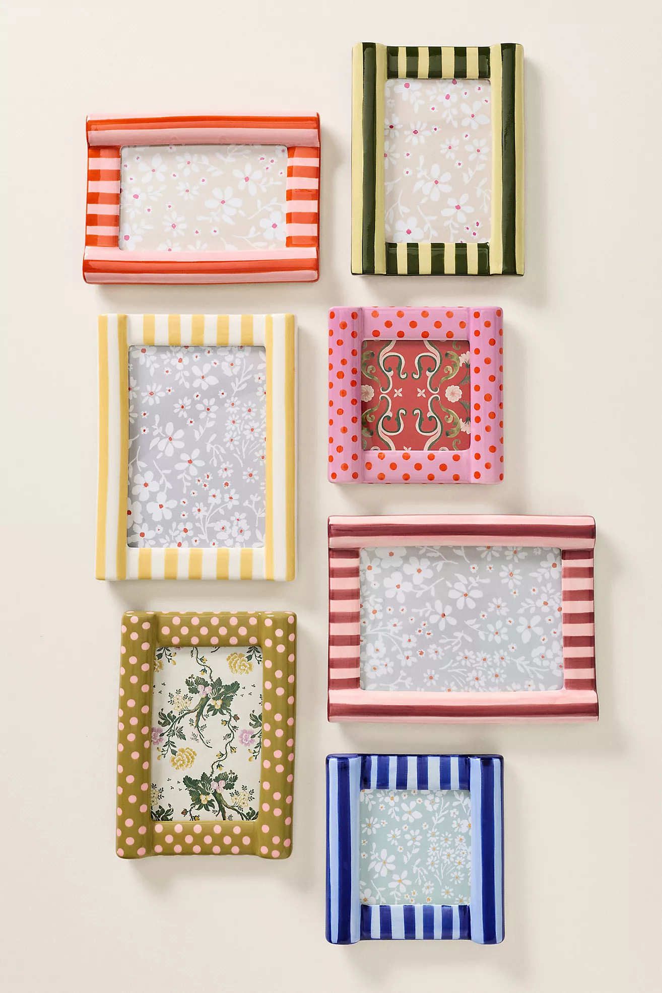 Brooke Patterned Frame | Anthropologie (US)
