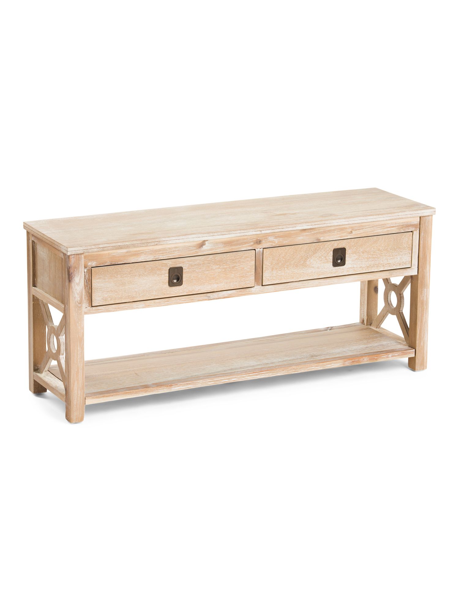 2 Drawer Bench With Shelf | TJ Maxx
