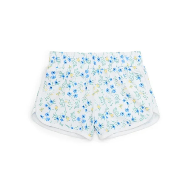 Wonder Nation Girls Knit Dolphin Shorts, Sizes 4-18 & Plus | Walmart (US)