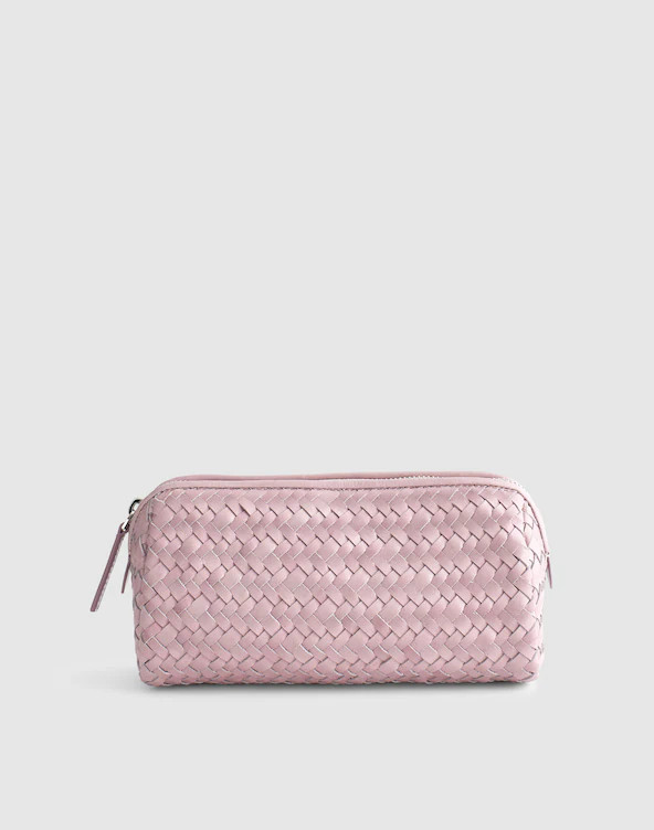 The Signature Woven Zip Pouch | Madewell