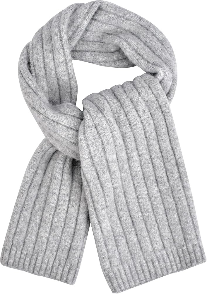 MissShorthair Cashmere Women and Mens Scarf for Winter Chunky Long Warm Thick Knit Wrap | Amazon (US)