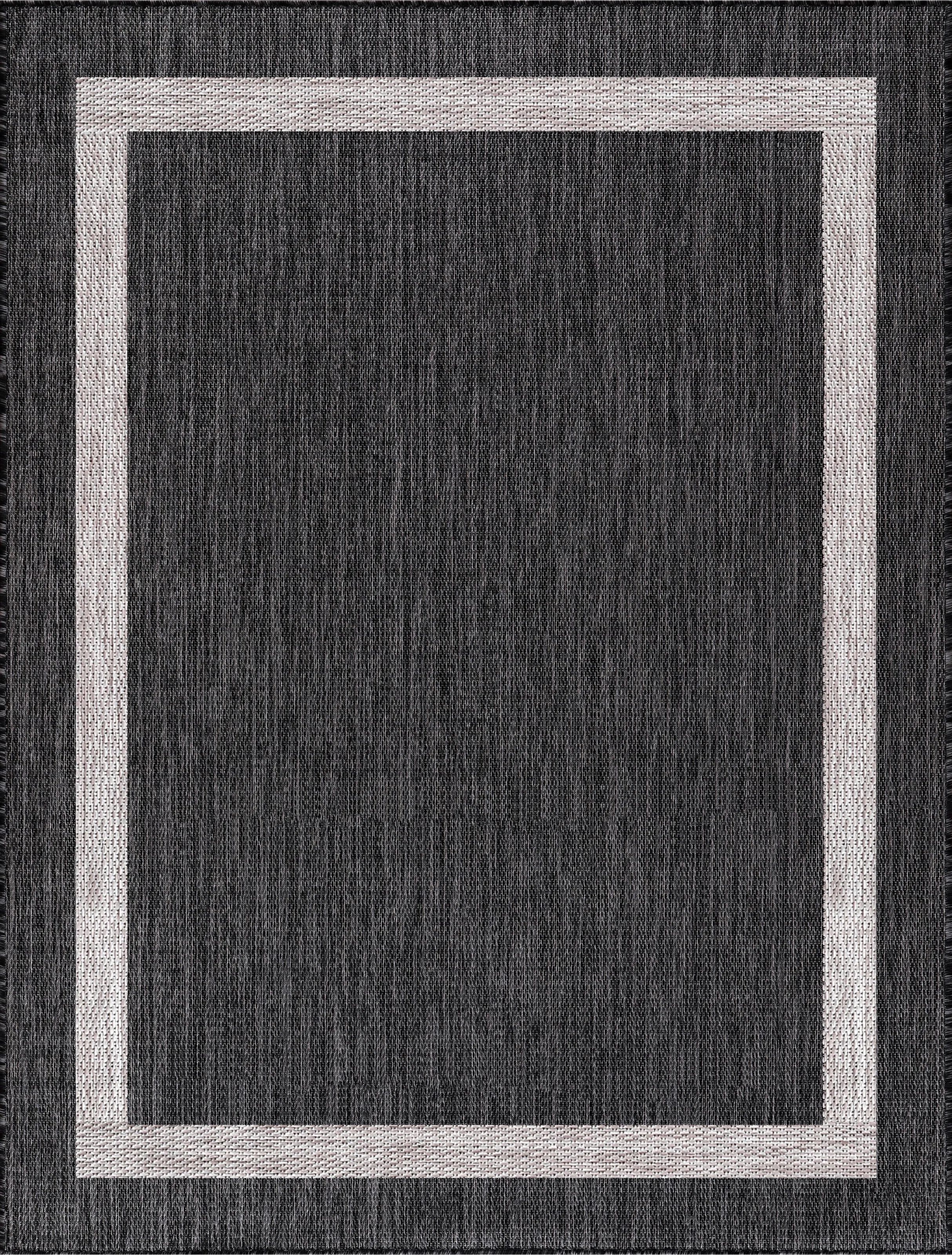 Akeim Machine Woven / Power Loomed Gray Indoor/Outdoor Rug | Wayfair North America