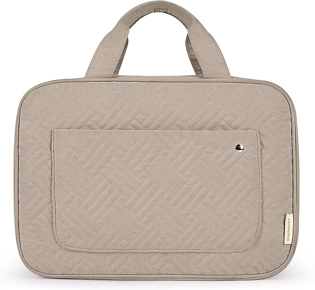 BAGSMART Hanging Toiletry Bag Travel Large Wash Bag Womens Cosmetic Bag Holidays Travel Organiser... | Amazon (UK)