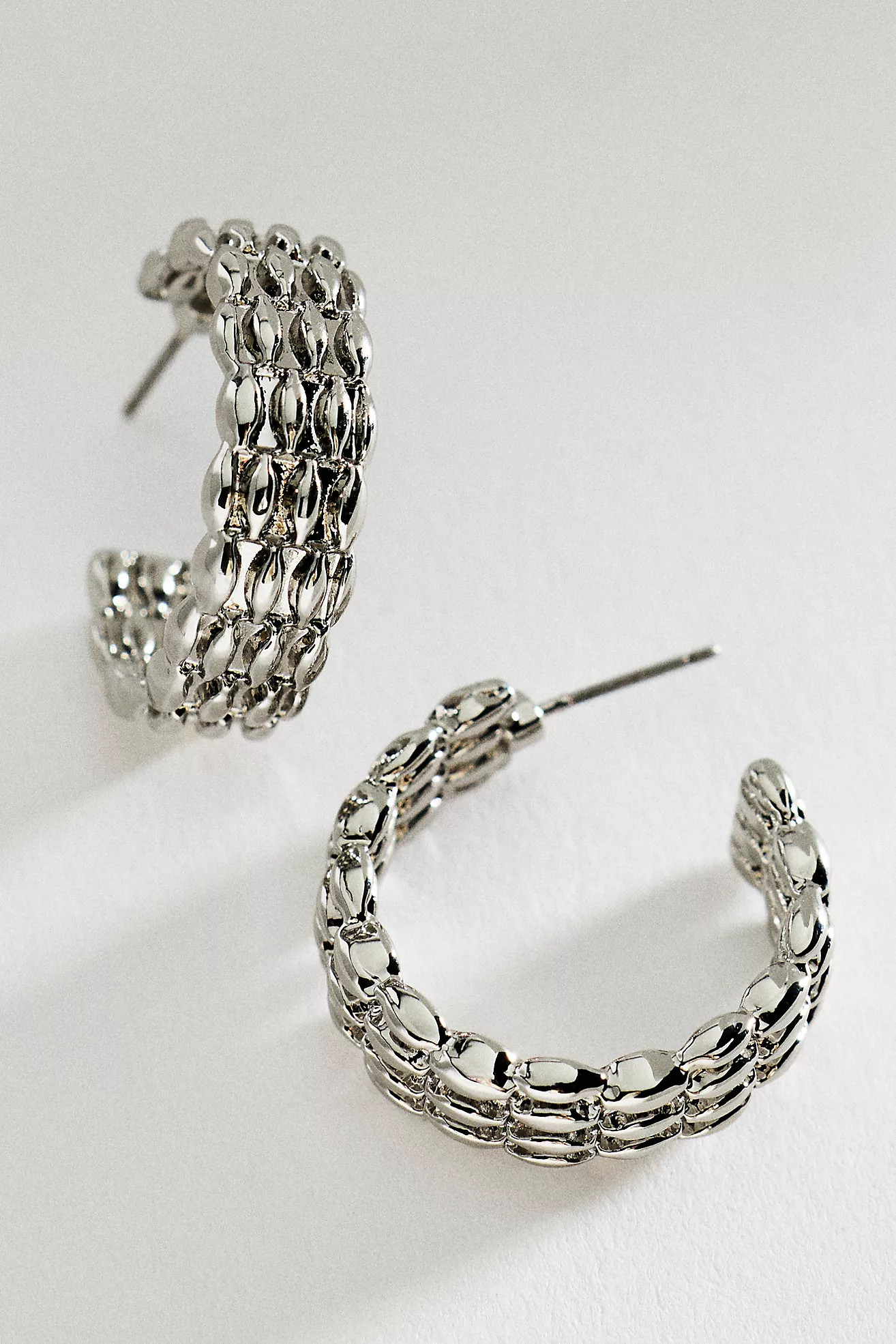 Link Track Hoop Earrings | Anthropologie (US)