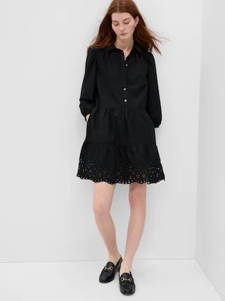 Puff Sleeve Shirtdress | Gap (US)