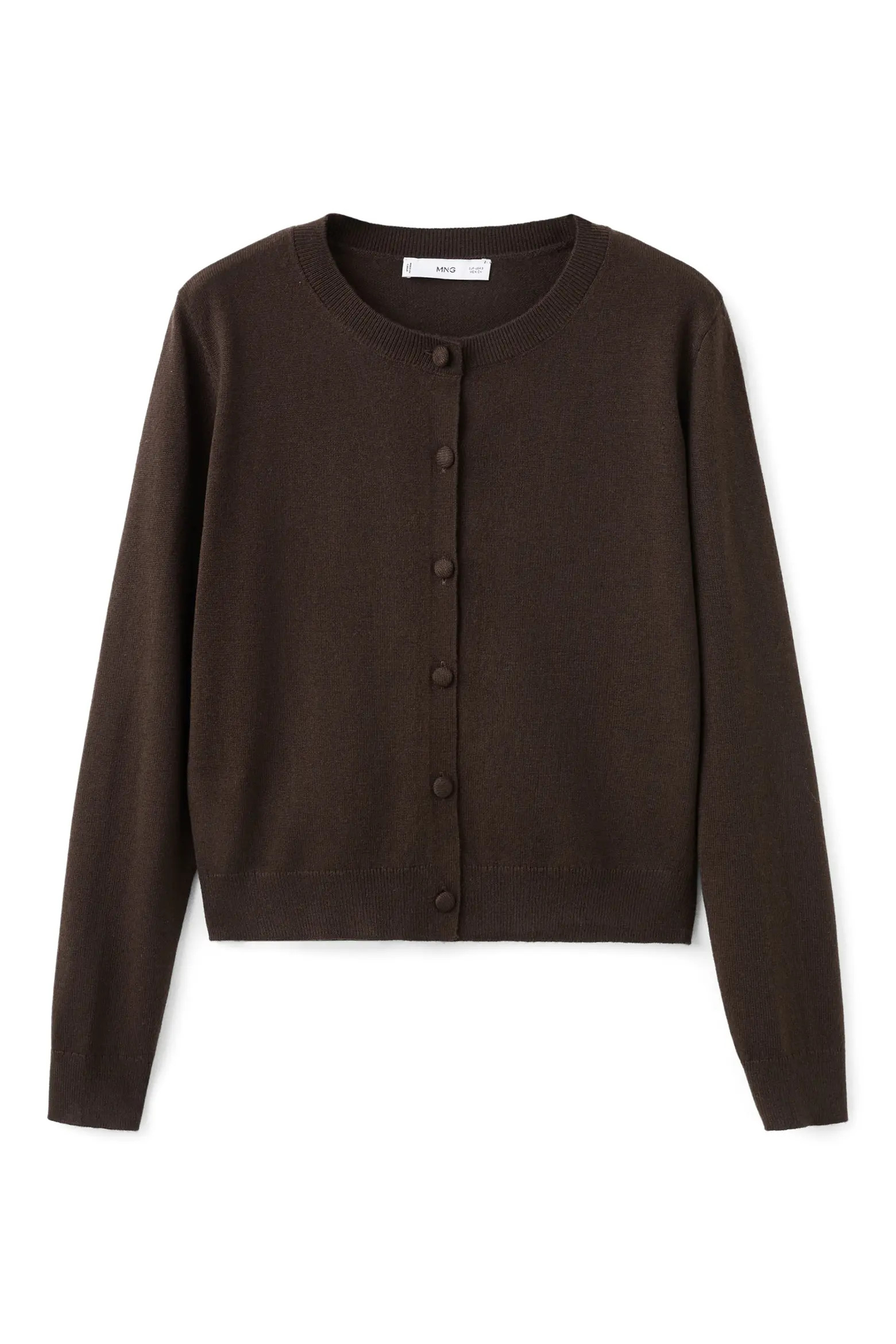 Covered Button Crewneck Cardigan (Women) | Nordstrom | Nordstrom