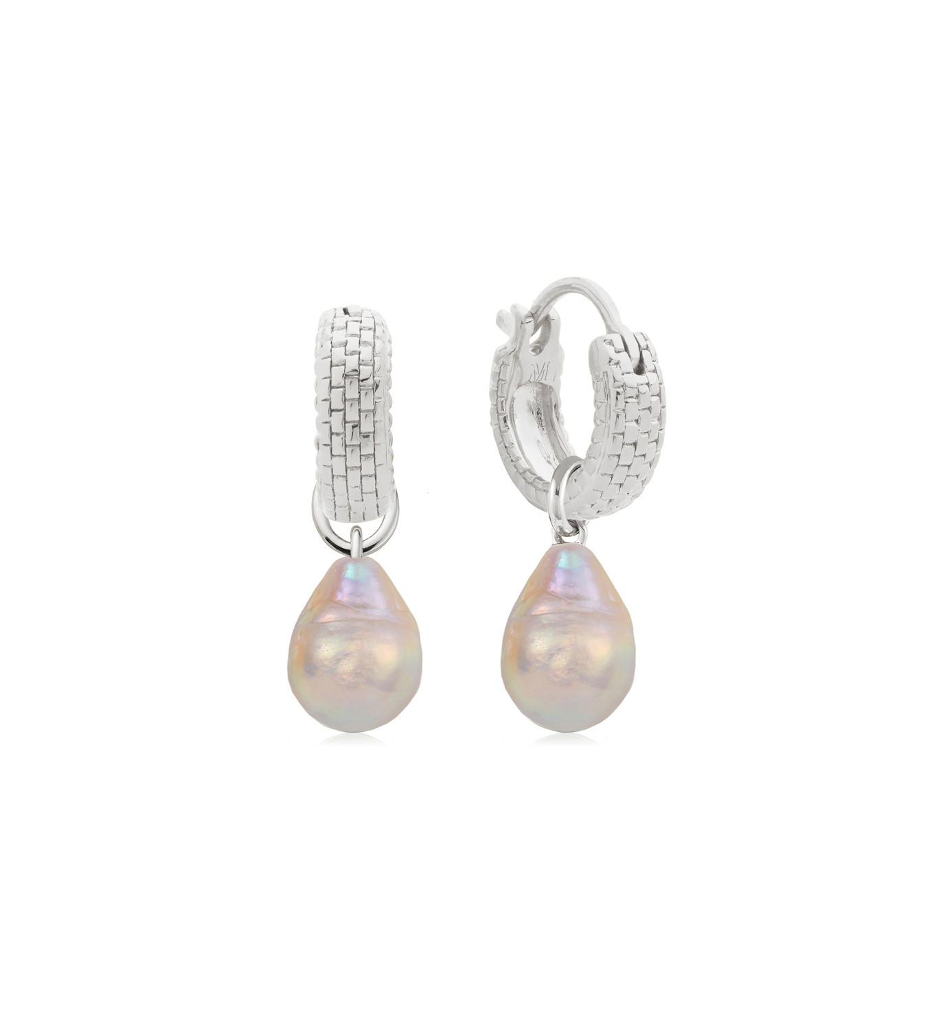 Baroque Pearl Heirloom Huggie Earrings | Monica Vinader (Global)