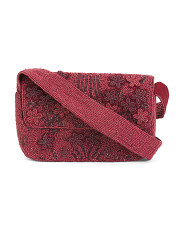 All Over Floral Beaded Shoulder Bag | Clothing | Marshalls | Marshalls