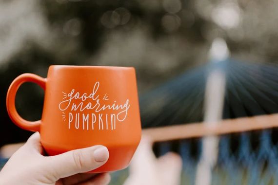 Good Morning Pumpkin  Pumpkin Mug / Fall Mug / Pumpkin Mug | Etsy | Etsy (US)