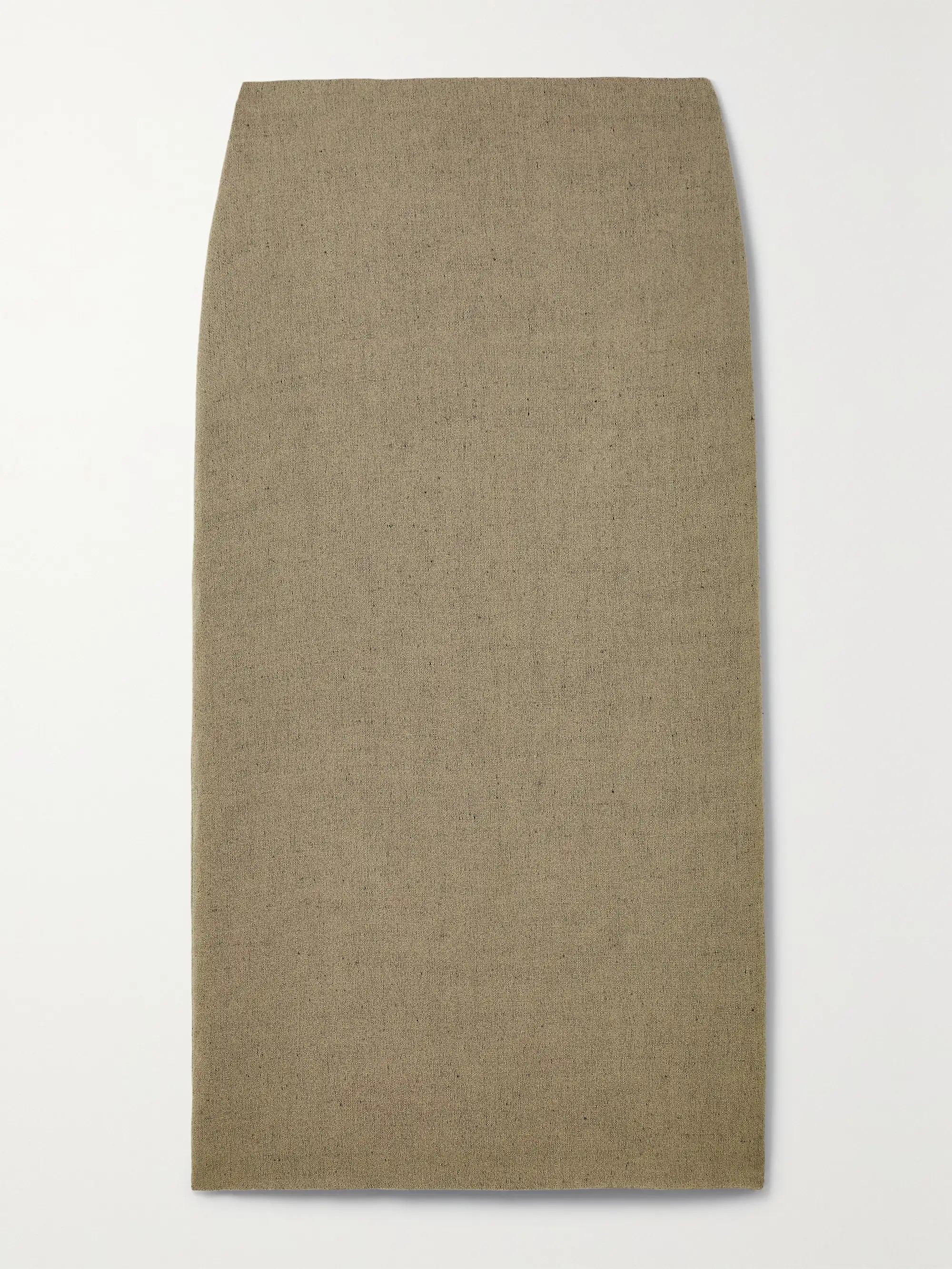 Alma linen and cashmere-blend midi skirt | NET-A-PORTER (UK & EU)