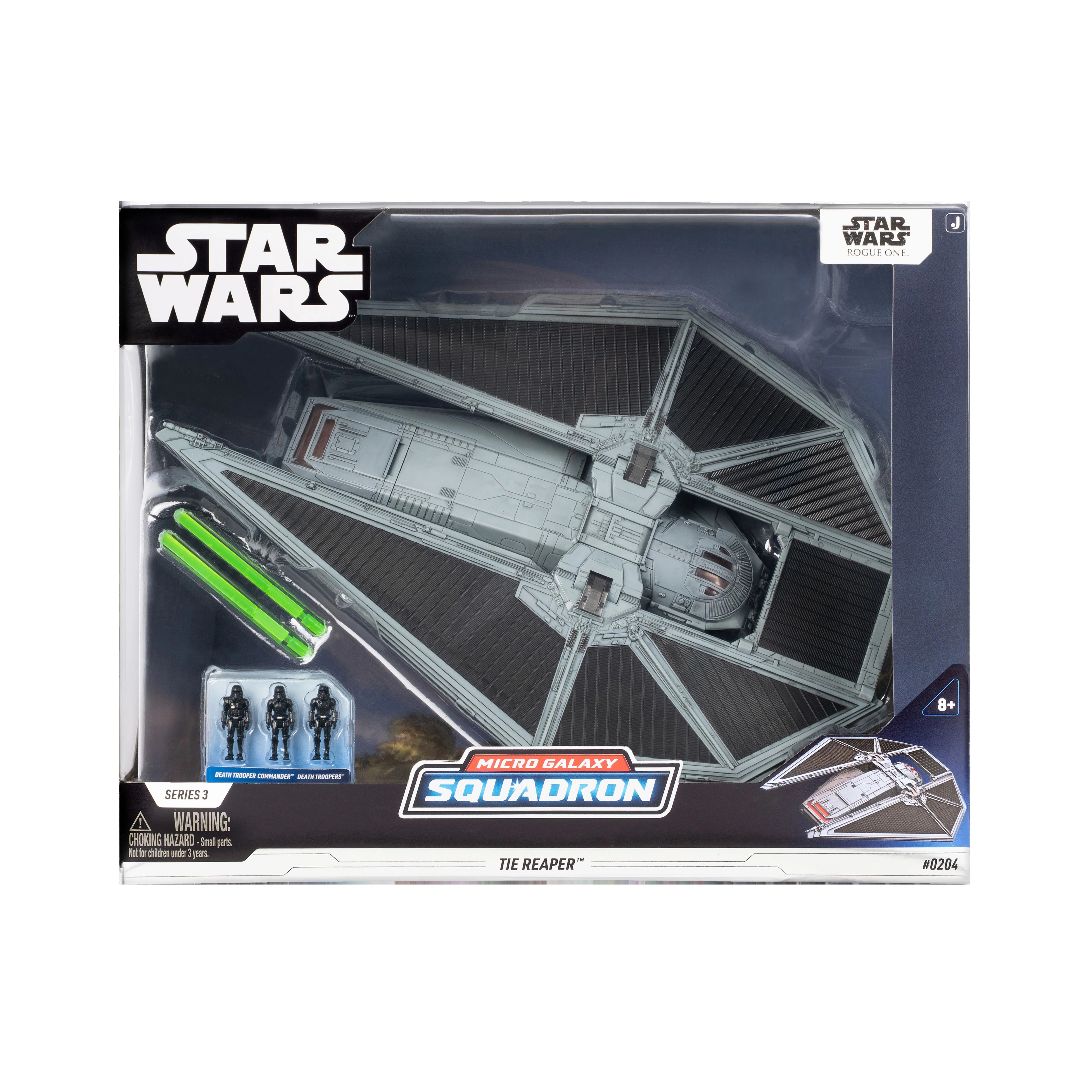 Star Wars™ Micro Galaxy Squadron TIE Reaper - 9 inch Vehicle with Three 1 inch Micro Figure Acc... | Walmart (US)