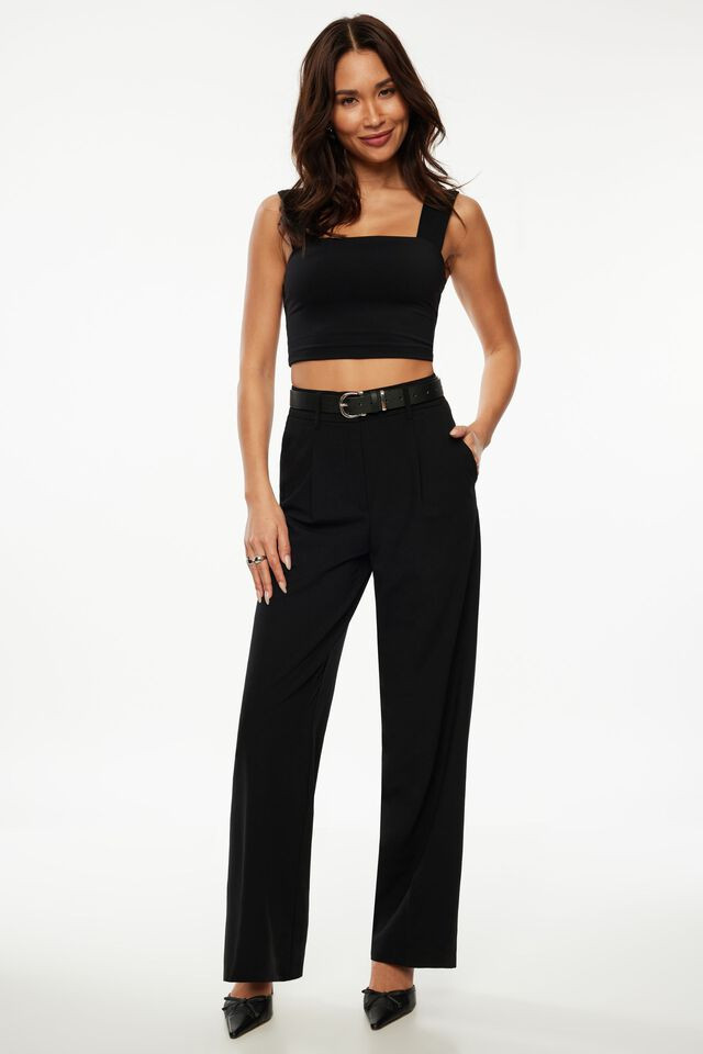 Lota Sculpt Square Neck Tank Top | Dynamite Clothing