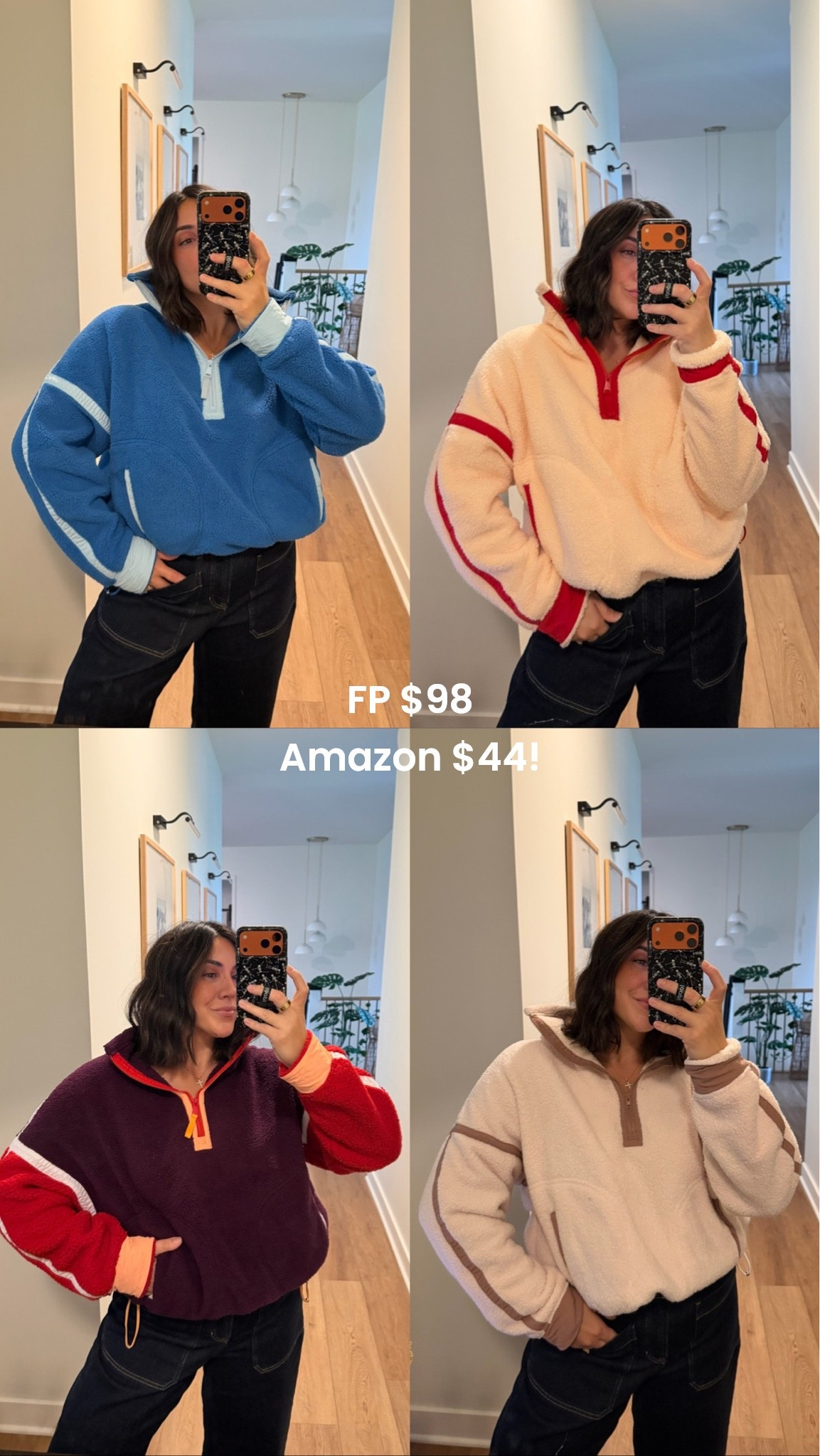 Nope these aren't the FP ones! I actually like them better they're lighter. I do a L for an oversized fit. Amazon free people lookalike.

#LTKMidsize #LTKootd #LTKSaleAlert