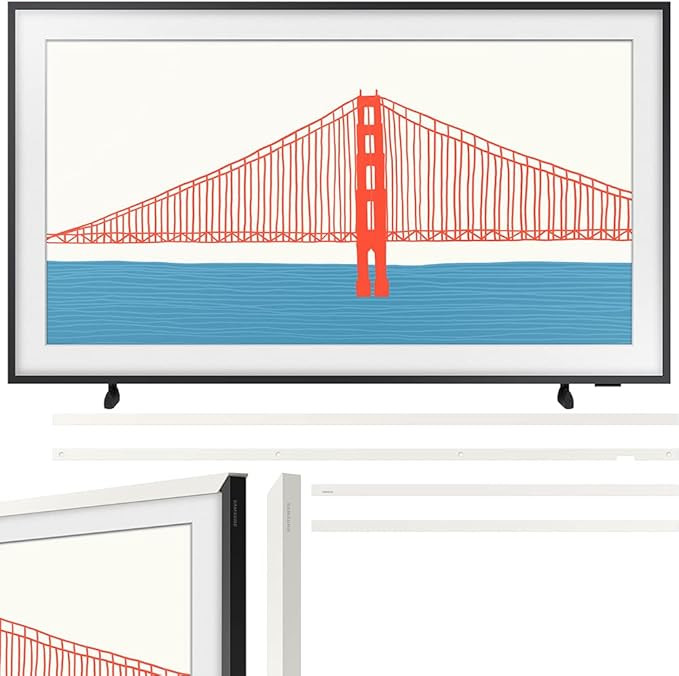 SAMSUNG QN50LS03AAFXZA 50 Inch The Frame QLED 4K Smart TV Bundle 50 inch The Frame Customizable B... | Amazon (US)