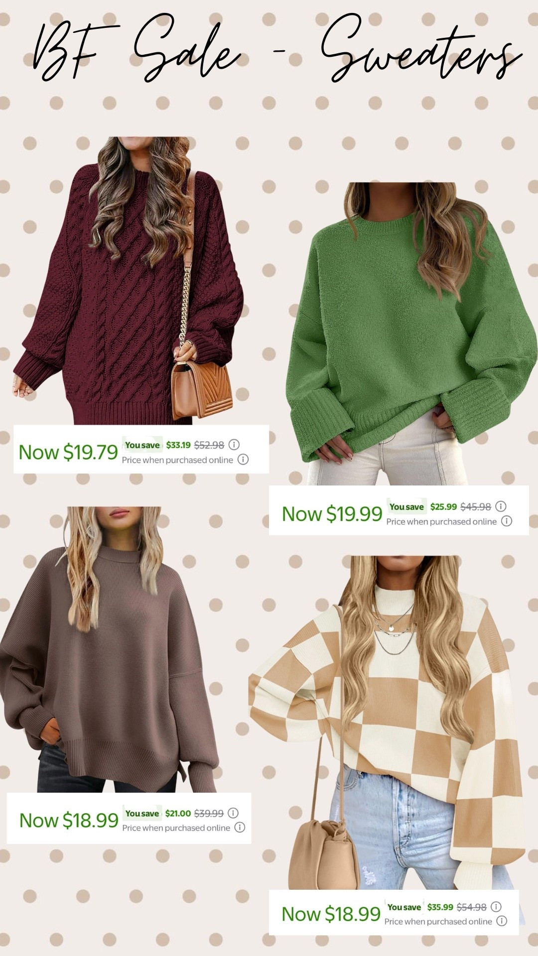 obsessing over these sweaters!!! So cheap right now for BF!!! 🤍

#LTKHoliday #LTKCyberWeek #LTKGiftGuide
