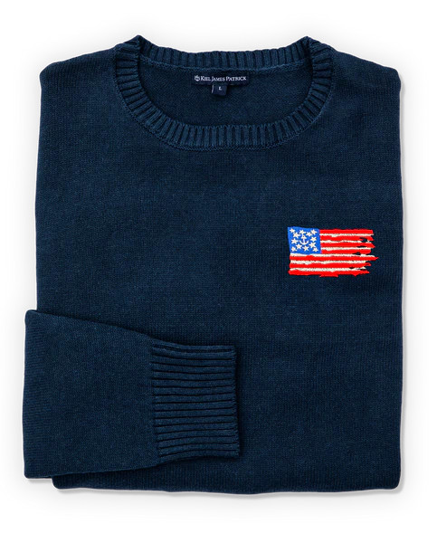 Old Glory Embroidered Sweater (Women's) | Kiel James Patrick