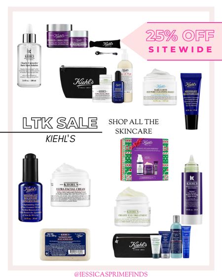 LTK SALE 9/18-20! Kiehl’s Discount 25% OFF SITWIDE! Shop skincare  Favorites & Best Sellers… 25% OFF SITEWIDE! #LTKSale #LTKbeauty

#LTKbeauty #LTKsalealert #LTKSale