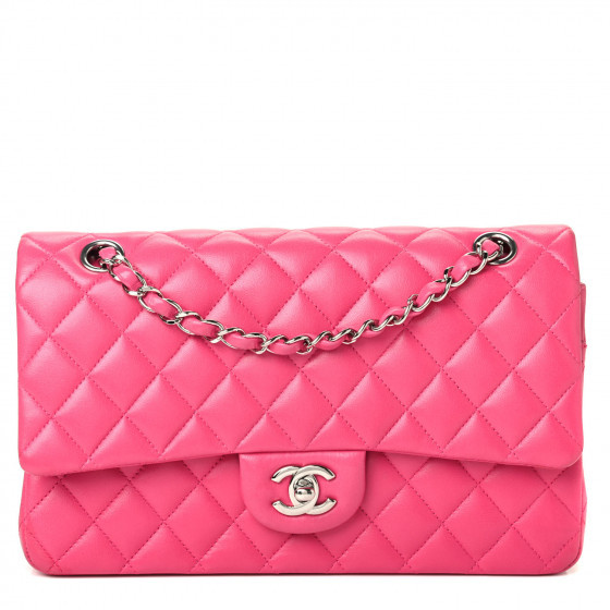 CHANEL

Lambskin Quilted Medium Double Flap Dark Pink | Fashionphile