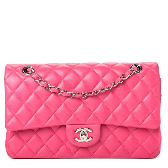 CHANEL

Lambskin Quilted Medium Double Flap Dark Pink | Fashionphile