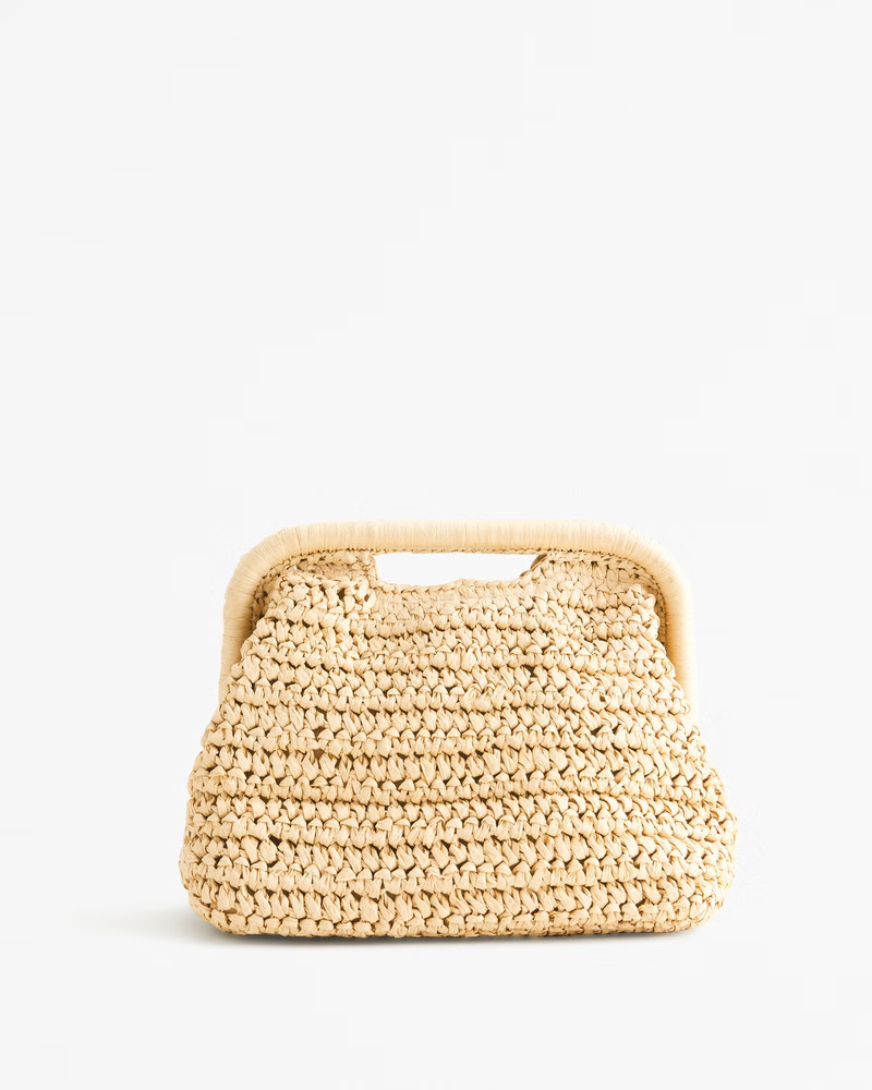 Straw Clutch Bag | Abercrombie & Fitch (US)