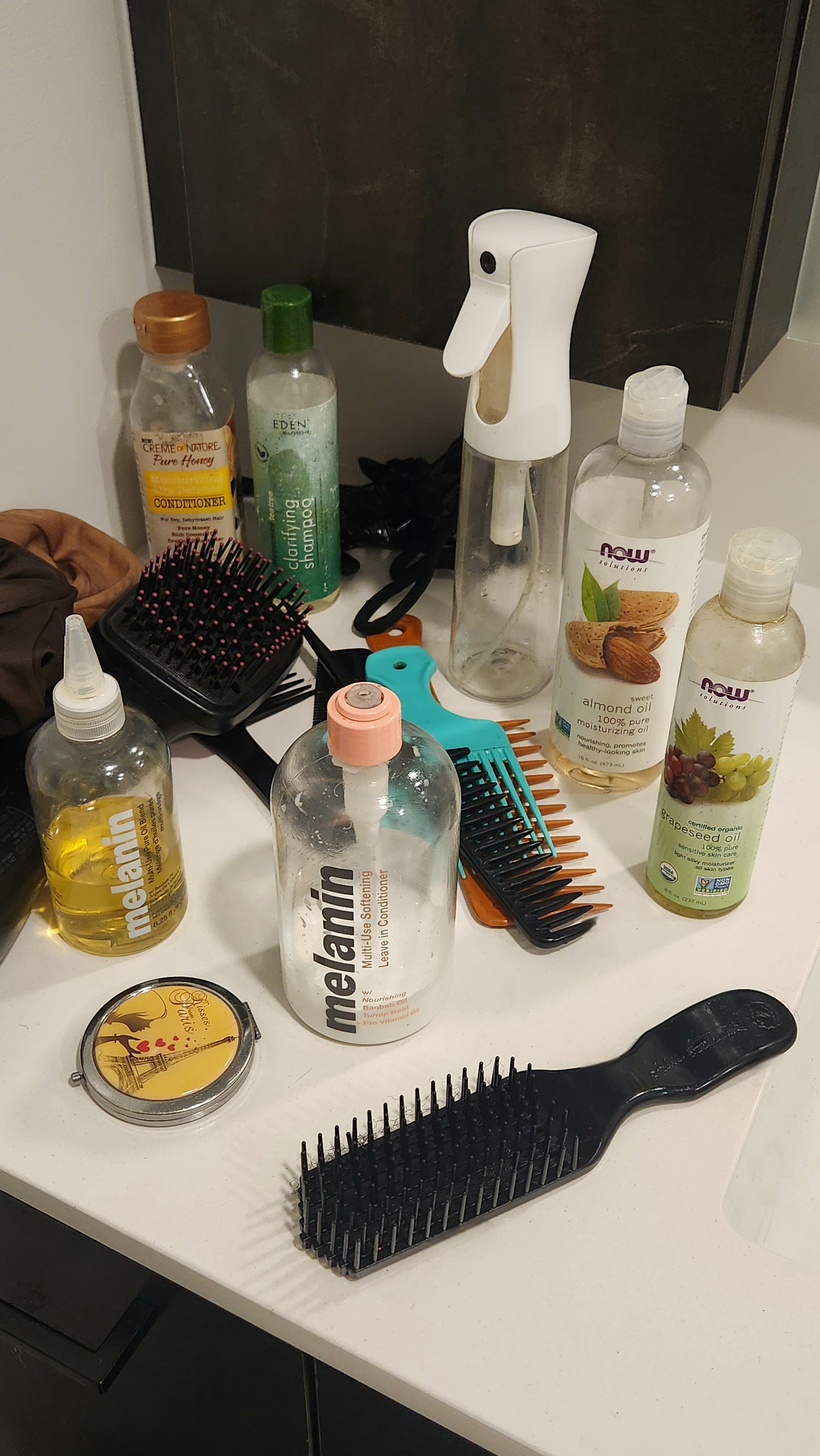 Aftermath of hair wash day! I use these products & tools on my 4c coily shoulder length hair 

#LTKFindsUnder50 #LTKBeauty