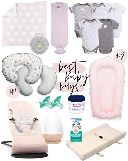 Best baby buys!
Baby blanket, swaddle, onsies, dockatot, babybjorn bouncer, pacifier, night light, baby ointment, changing pad, sound machine, baby must-haves

#LTKbaby #LTKunder50 #LTKunder100