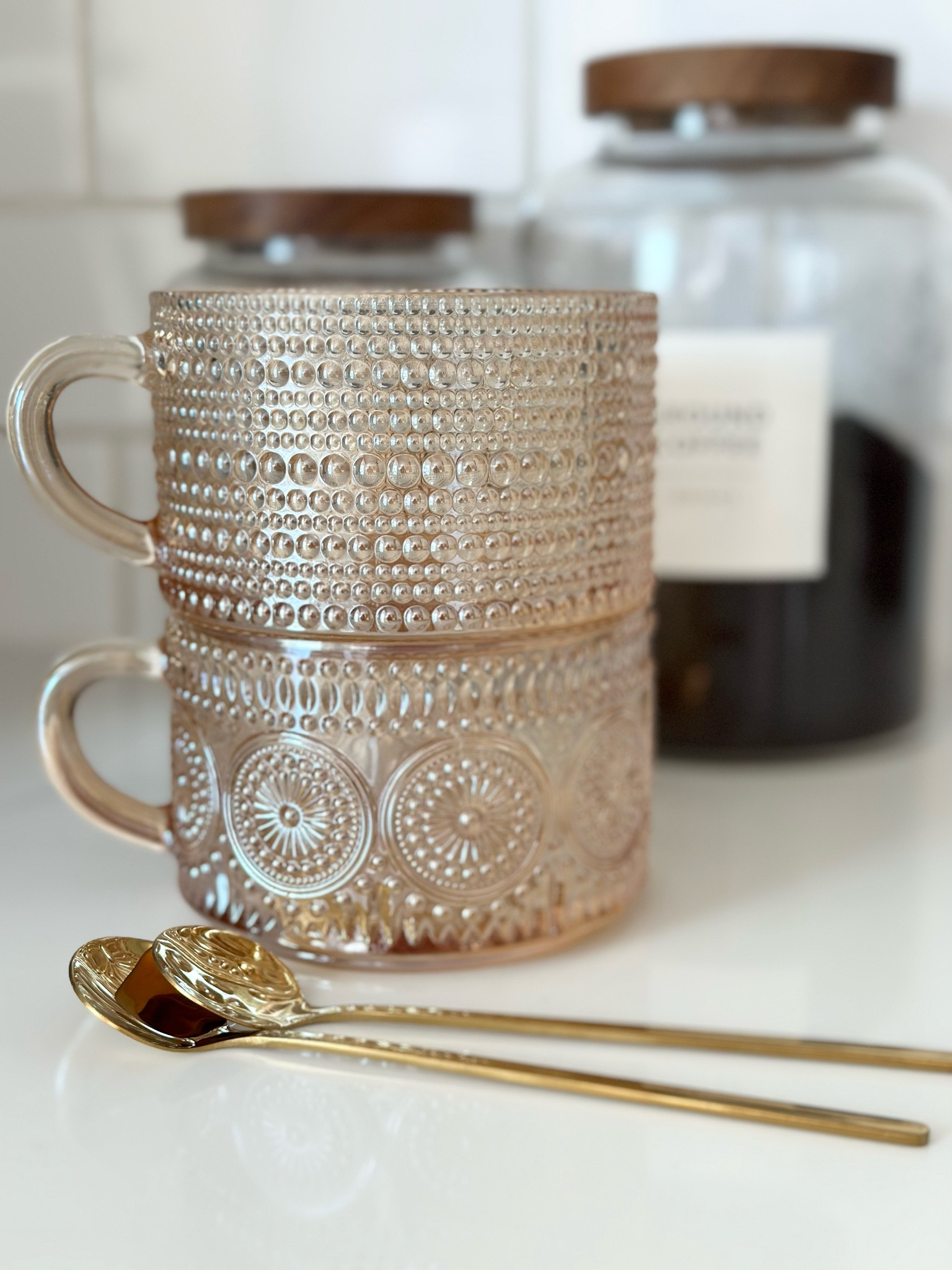 Coffee mugs / pretty glassware / mugs / amber glass / fall decor / kitchen decor / shelf decor 

#coffeemugs #mugs #fall #falldecor #homefinds #kitchendecor


#LTKfindsunder50 #LTKhome #LTKSeasonal