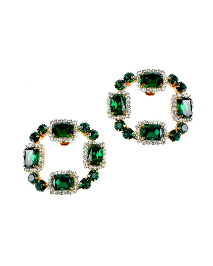 Jewel Circle Emerald & Gold | Emmy London