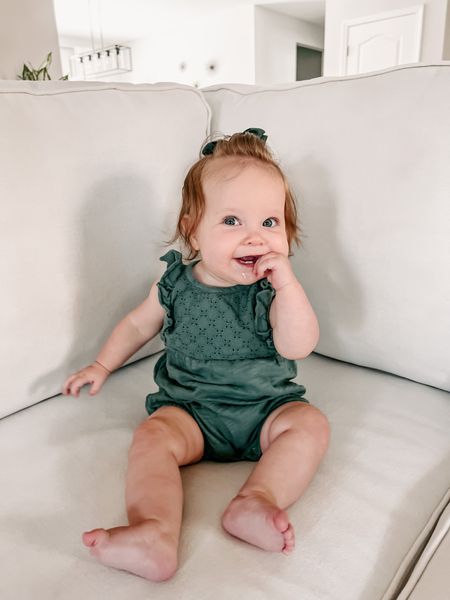 End of summer baby style: baby girl romper.

Target baby, baby girl style, baby girl outfit 

#LTKbaby